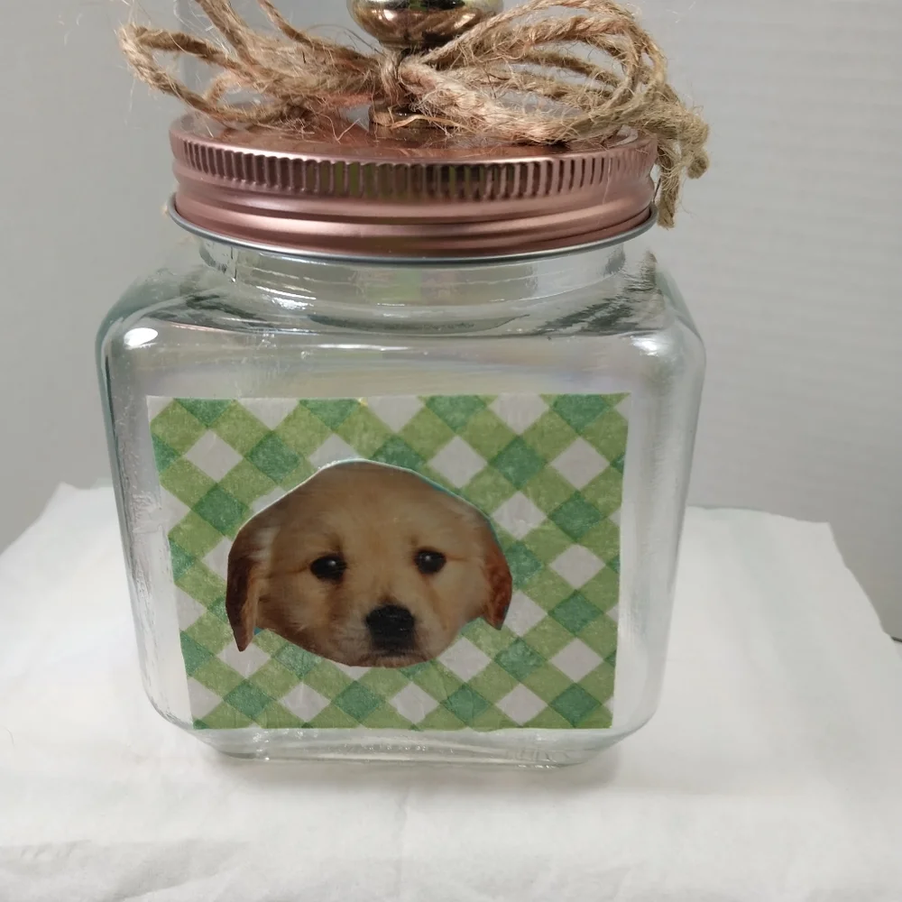 Golden Retriever Treat Jar